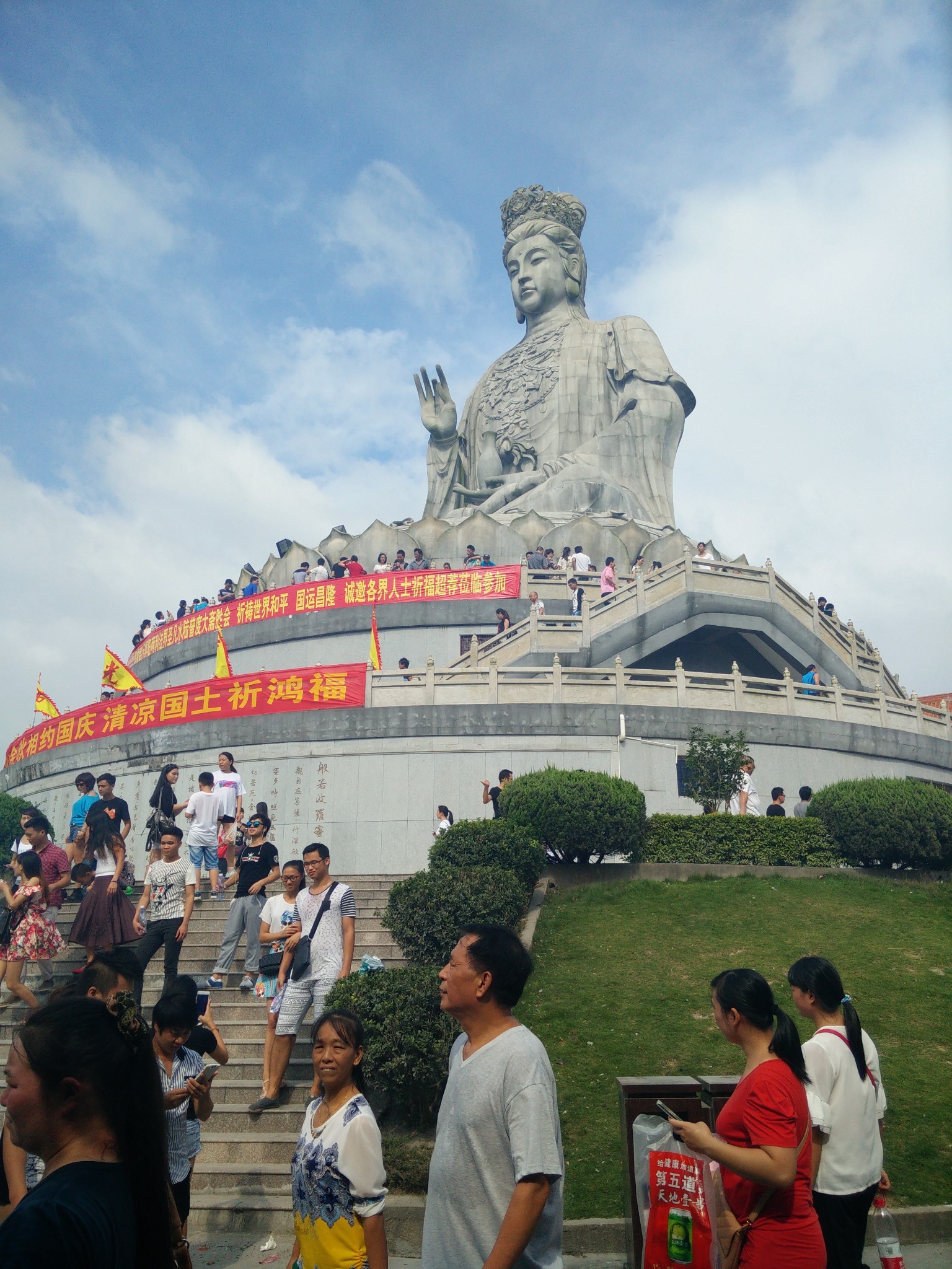 在观音山里祈福,然而遇见了发财雨-旅游攻略-【55户外