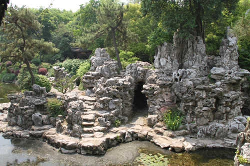 南京旅游攻略 瞻园-莺唤起一庭佳丽   ☆北假山☆  位于西瞻园北,面积