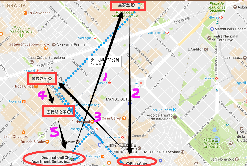 三天在巴塞罗那怎么安排景点线路