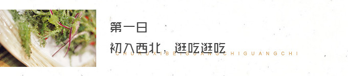 Day 1. 初入西北,逛吃逛吃 Day 1. 初入西北,逛吃逛吃